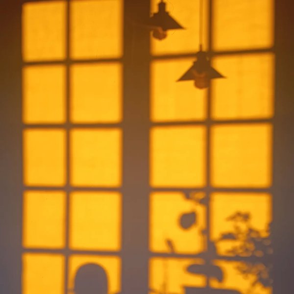 Certains matins, le soleil se lève avant nous et vient s'installer dans le petit salon. 🌅
Il dessine les fenêtres du man